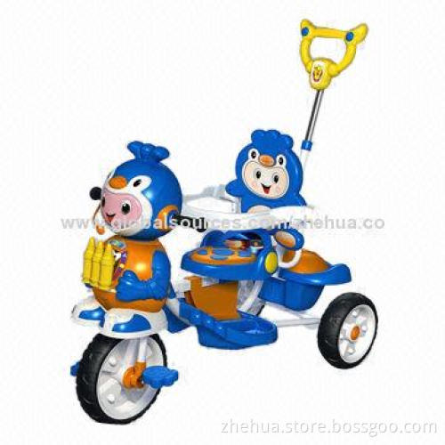 Hot-selling Lovely-design Children's Tricycle with Music and Canopy, CE Standard